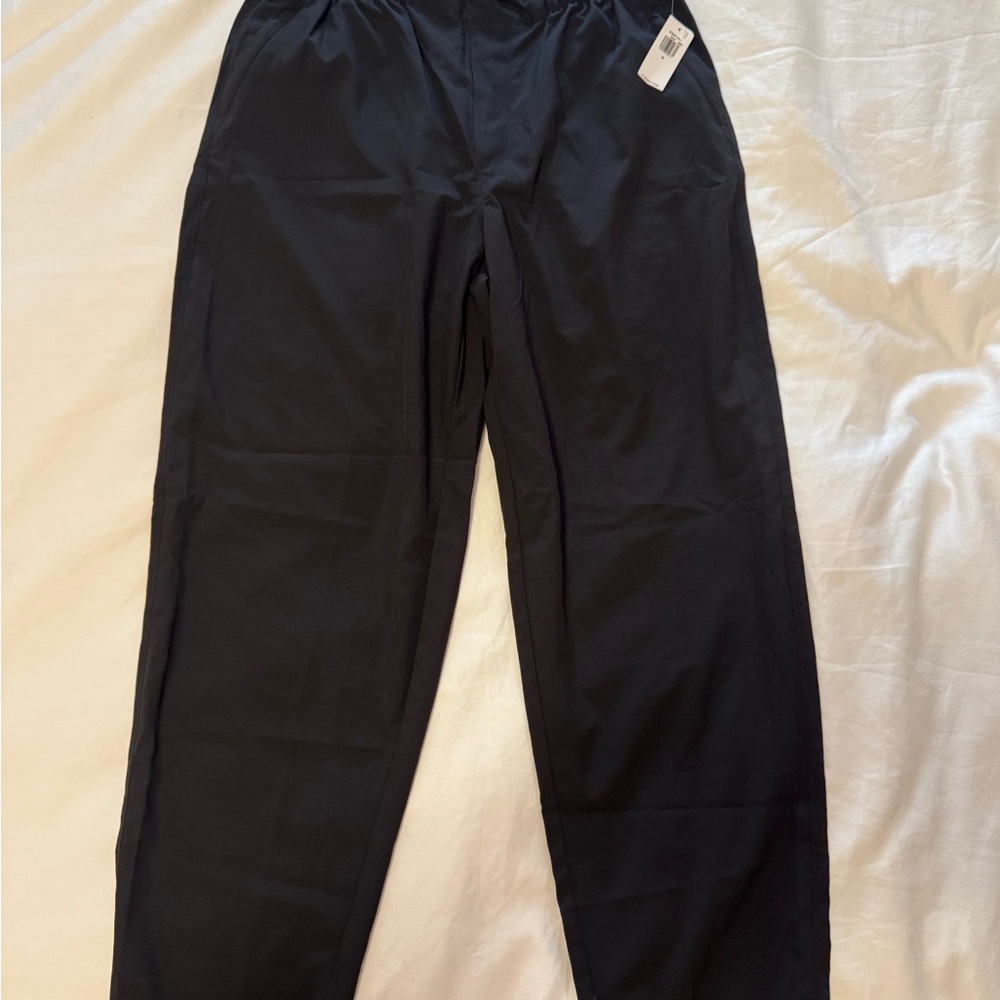 Old Navy Black Track Pants with Elastic Waistband